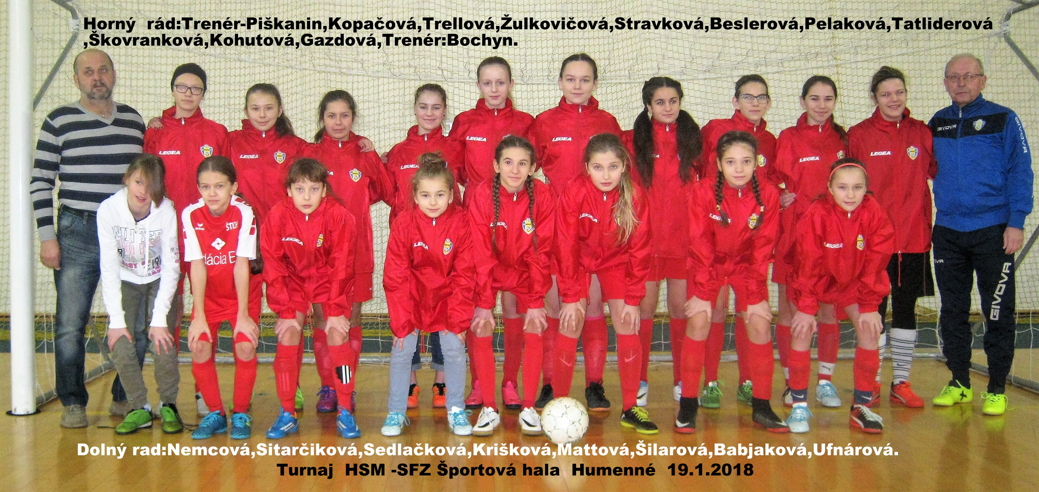 1._Dievčatá   _FK Humenné Turnaj  HSM-SFZ 19.1.2018